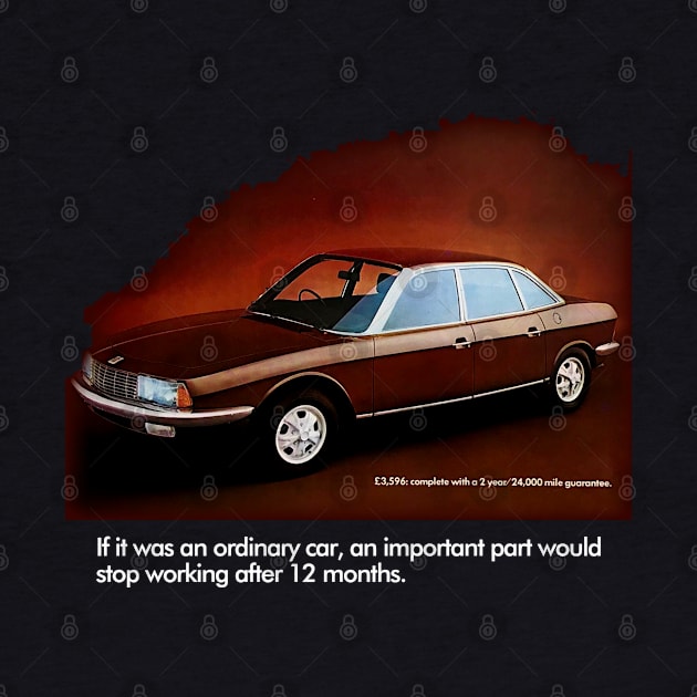 NSU Ro80 - advert by Throwback Motors